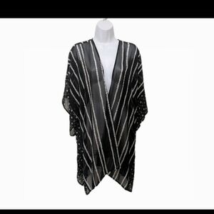 Lane Bryant Kimono Top Blouse OS One Size Sheer Whimsigoth  Fairy Grunge #8400